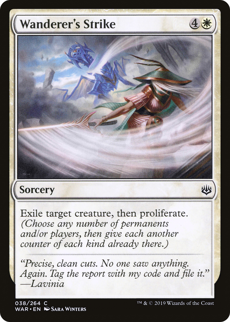 Wanderer's Strike (WAR-038) - War of the Spark - Premium MTG Single from Wizards of the Coast - Just $0.08! Shop now at Game Crave Tournament Store