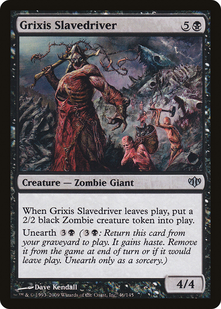 Grixis Slavedriver (CON-046) - Conflux - Premium MTG Single from Wizards of the Coast - Just $0.08! Shop now at Game Crave Tournament Store
