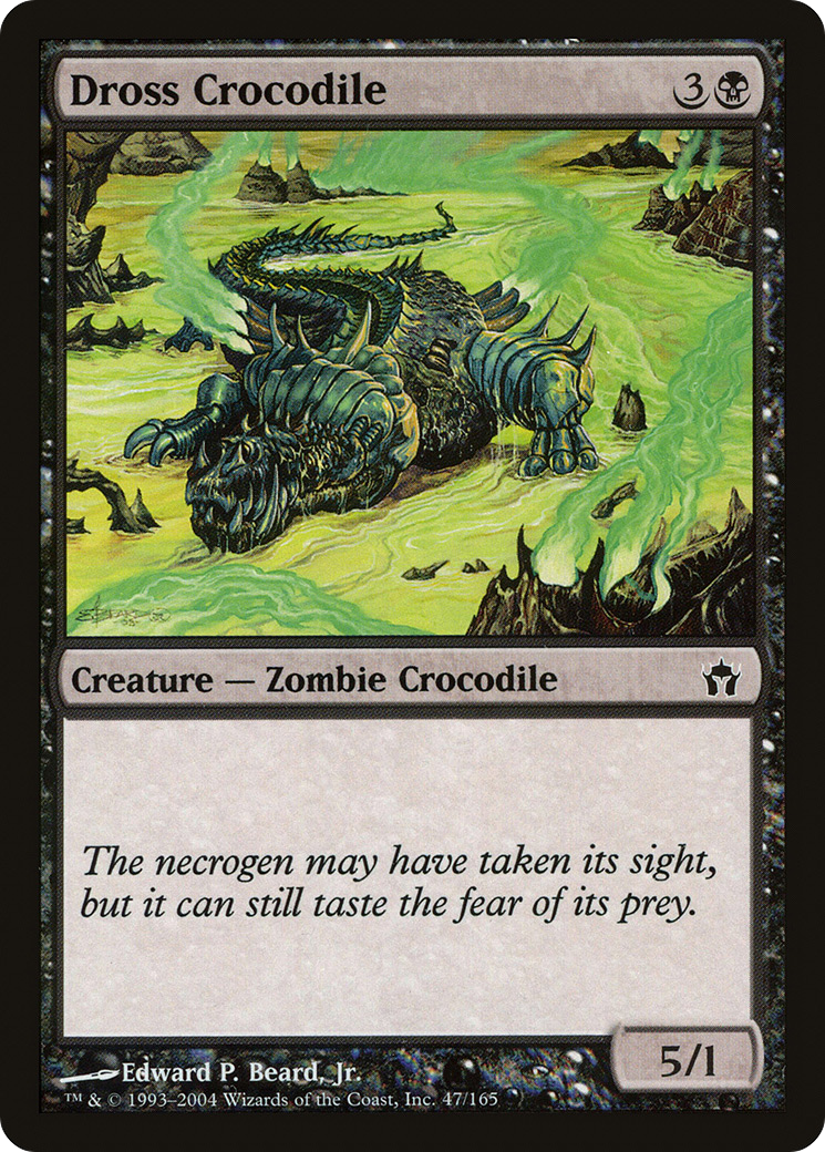 Dross Crocodile (5DN-047) - Fifth Dawn - Premium MTG Single from Wizards of the Coast - Just $0.08! Shop now at Game Crave Tournament Store