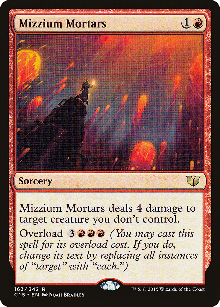 Mizzium Mortars (C15-163) - Commander 2015 - Premium MTG Single from Wizards of the Coast - Just $0.08! Shop now at Game Crave Tournament Store