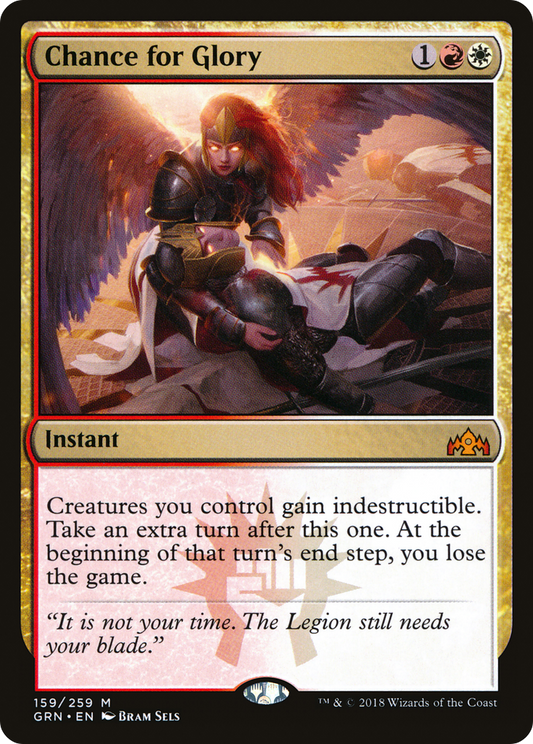Chance for Glory (GRN-159) - Guilds of Ravnica - Premium MTG Single from Wizards of the Coast - Just $0.29! Shop now at Game Crave Tournament Store