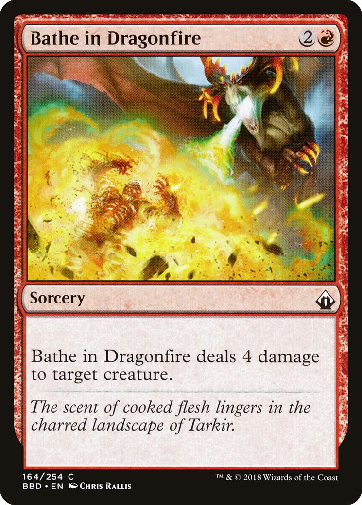 Bathe in Dragonfire (BBD-164) - Battlebond - Premium MTG Single from Wizards of the Coast - Just $0.25! Shop now at Game Crave Tournament Store