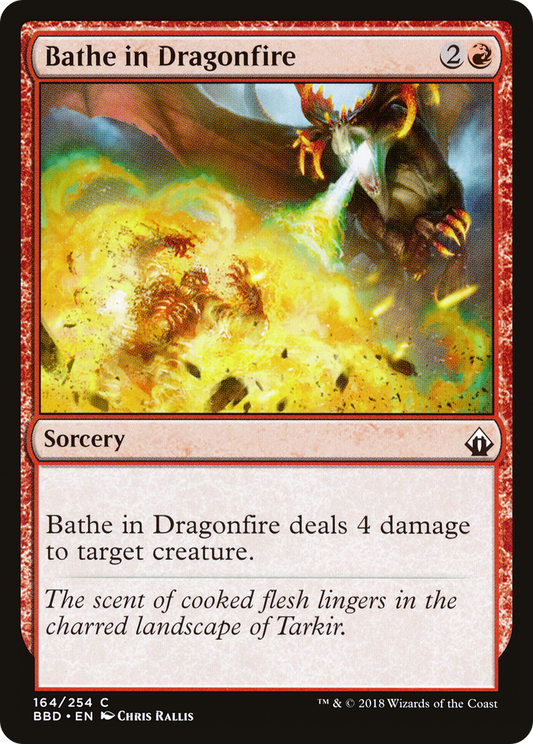 Bathe in Dragonfire (BBD-164) - Battlebond - Premium MTG Single from Wizards of the Coast - Just $0.25! Shop now at Game Crave Tournament Store