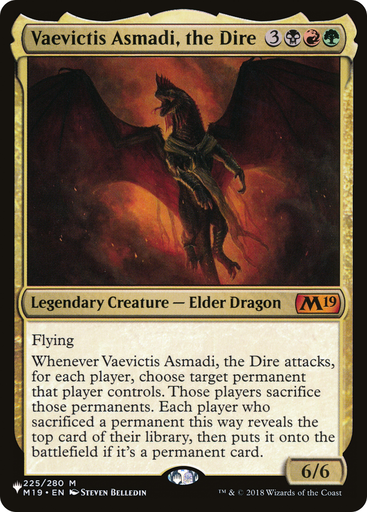 Vaevictis Asmadi, the Dire (PLIST-878) - The List - Premium MTG Single from Wizards of the Coast - Just $0.38! Shop now at Game Crave Tournament Store