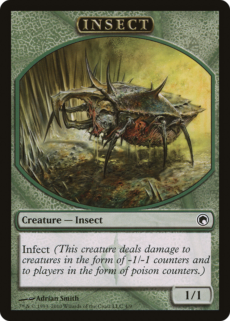 Insect (TSOM-004) - Scars of Mirrodin Tokens - Premium MTG Single from Wizards of the Coast - Just $0.08! Shop now at Game Crave Tournament Store