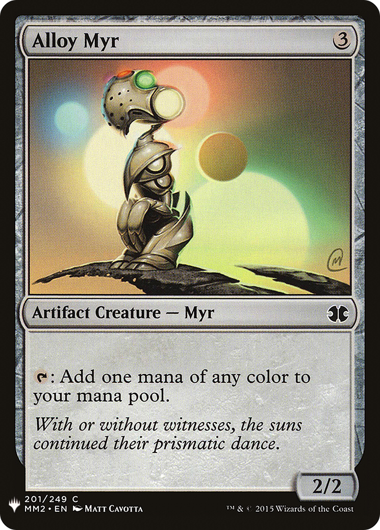 Alloy Myr (MB1-1544) - Mystery Booster - Premium MTG Single from Wizards of the Coast - Just $0.12! Shop now at Game Crave Tournament Store
