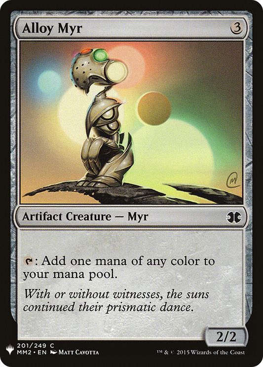 Alloy Myr (MB1-1544) - Mystery Booster - Premium MTG Single from Wizards of the Coast - Just $0.12! Shop now at Game Crave Tournament Store