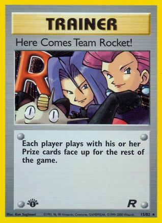 Here Comes Team Rocket! 15/82 - Team Rocket Unlimited Holofoil - Premium Pokemon Single from Nintendo - Just $13.51! Shop now at Game Crave Tournament Store