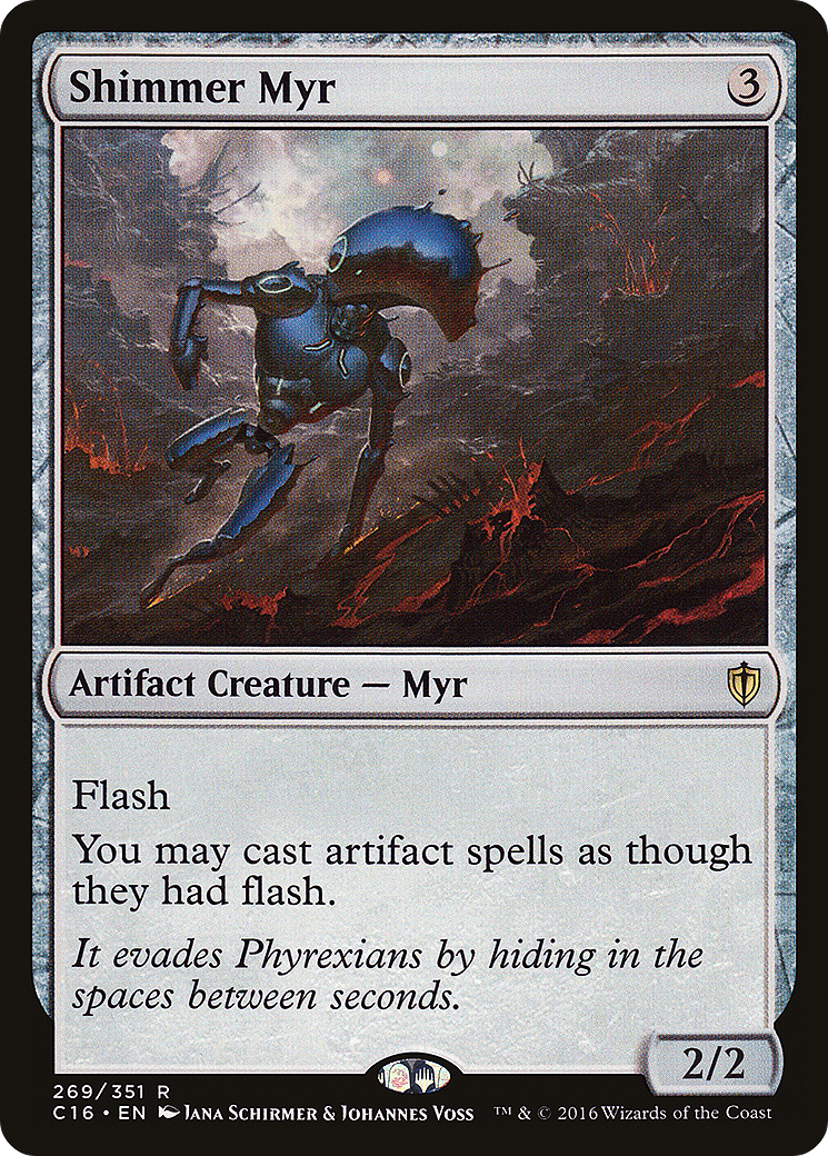 Shimmer Myr (C16-269) - Commander 2016 - Premium MTG Single from Wizards of the Coast - Just $0.18! Shop now at Game Crave Tournament Store