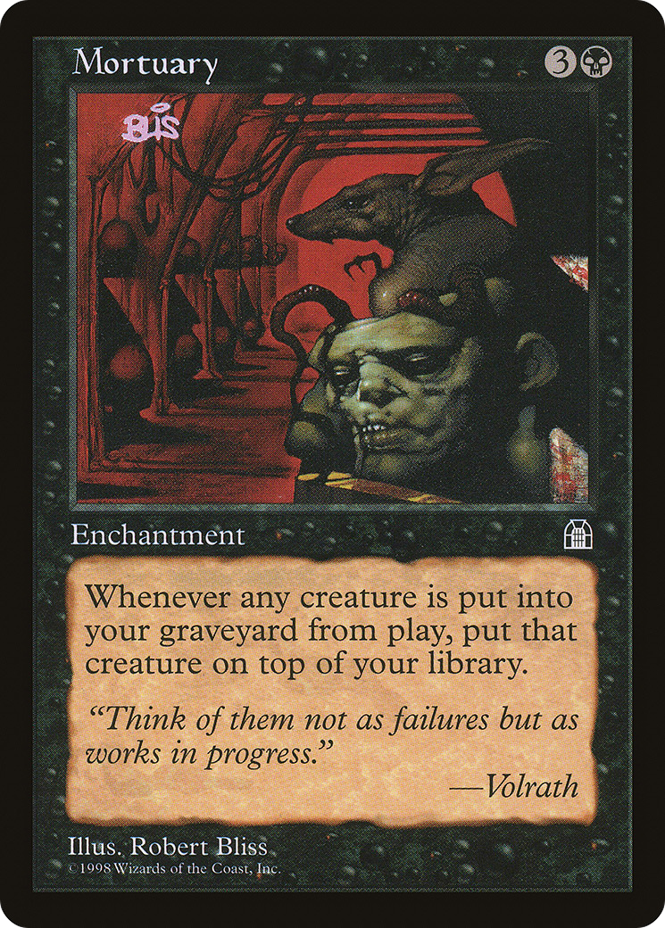 Mortuary (STH-066) - Stronghold - Premium MTG Single from Wizards of the Coast - Just $4.16! Shop now at Game Crave Tournament Store
