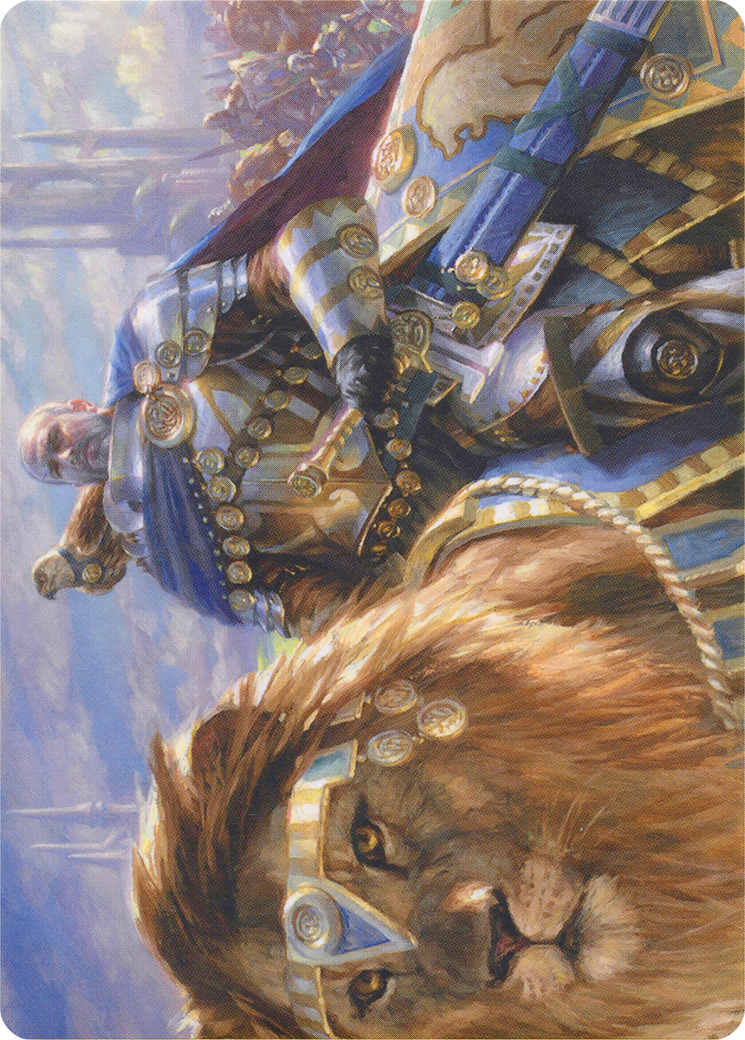 Ranger-Captain of Eos // Ranger-Captain of Eos (AMH1-011) - Modern Horizons Art Series (Borderless) - Premium MTG Single from Wizards of the Coast - Just $0! Shop now at Game Crave Tournament Store