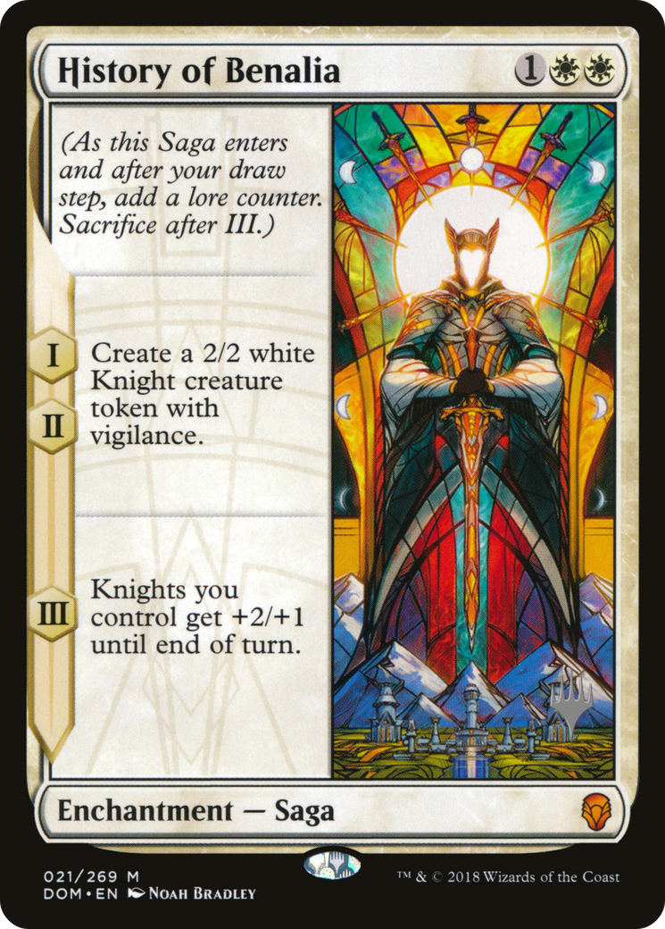 History of Benalia (PDOM-21P) - Dominaria Promos - Premium MTG Single from Wizards of the Coast - Just $2.78! Shop now at Game Crave Tournament Store
