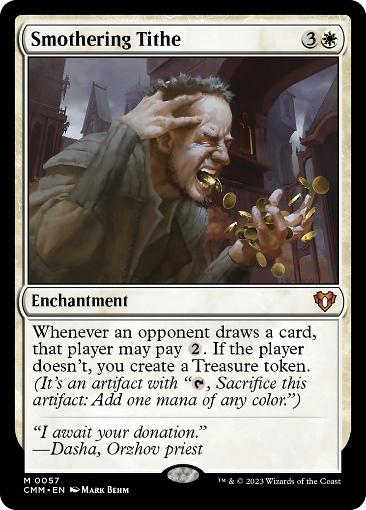 Smothering Tithe (CMM-057) - Commander Masters - Premium MTG Single from Wizards of the Coast - Just $28.45! Shop now at Game Crave Tournament Store