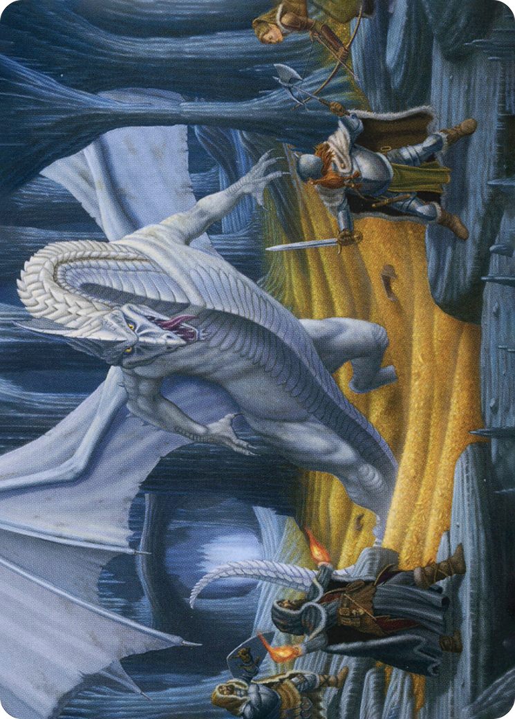 Cave of the Frost Dragon // Cave of the Frost Dragon (AAFR-046) - Adventures in the Forgotten Realms Art Series (Borderless) - Premium MTG Single from Wizards of the Coast - Just $0! Shop now at Game Crave Tournament Store