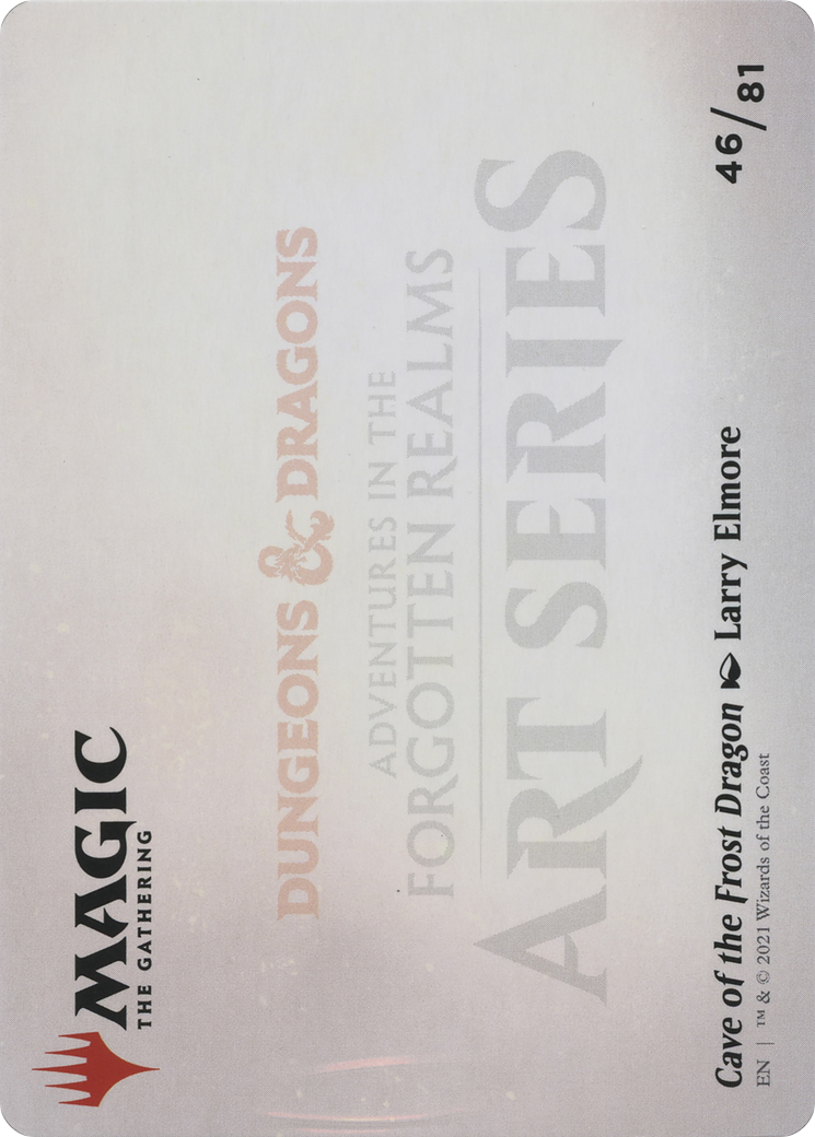 Cave of the Frost Dragon // Cave of the Frost Dragon (AAFR-046) - Adventures in the Forgotten Realms Art Series (Borderless) - Premium MTG Single from Wizards of the Coast - Just $0! Shop now at Game Crave Tournament Store