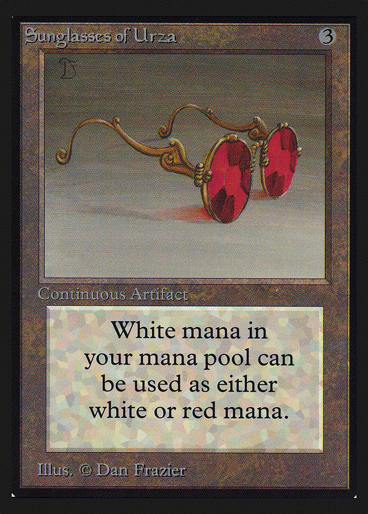 Sunglasses of Urza (CED-272) - Collectors' Edition - Premium MTG Single from Wizards of the Coast - Just $4.38! Shop now at Game Crave Tournament Store