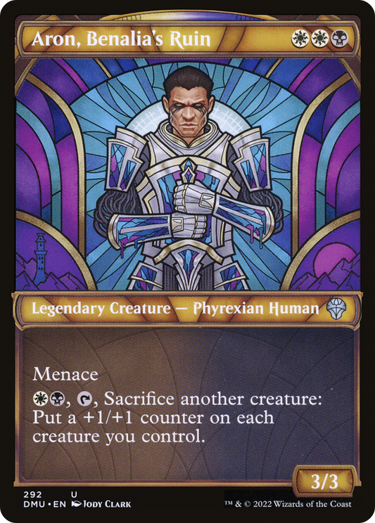 Aron, Benalia's Ruin (DMU-292) - Dominaria United: (Showcase) Foil - Premium MTG Single from Wizards of the Coast - Just $0.25! Shop now at Game Crave Tournament Store