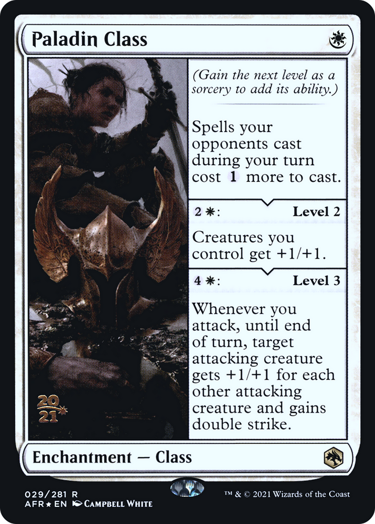 Paladin Class (PAFR-29S) - Adventures in the Forgotten Realms Promos Foil - Premium MTG Single from Wizards of the Coast - Just $1.15! Shop now at Game Crave Tournament Store