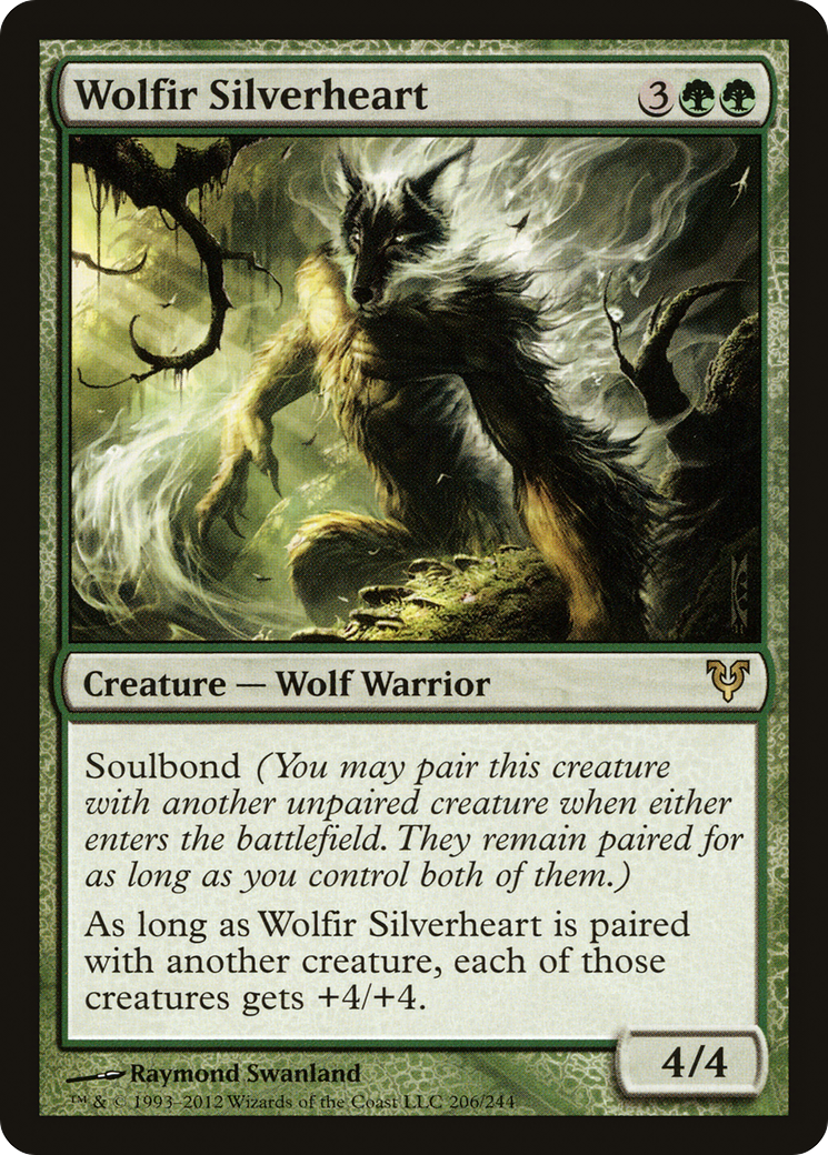 Wolfir Silverheart (AVR-206) - Avacyn Restored Foil - Premium MTG Single from Wizards of the Coast - Just $1.03! Shop now at Game Crave Tournament Store