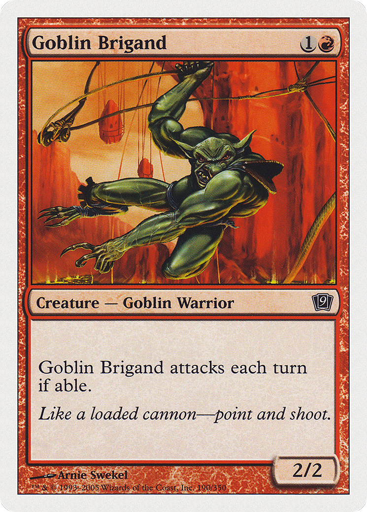 Goblin Brigand (9ED-190) - Ninth Edition - Premium MTG Single from Wizards of the Coast - Just $0.09! Shop now at Game Crave Tournament Store
