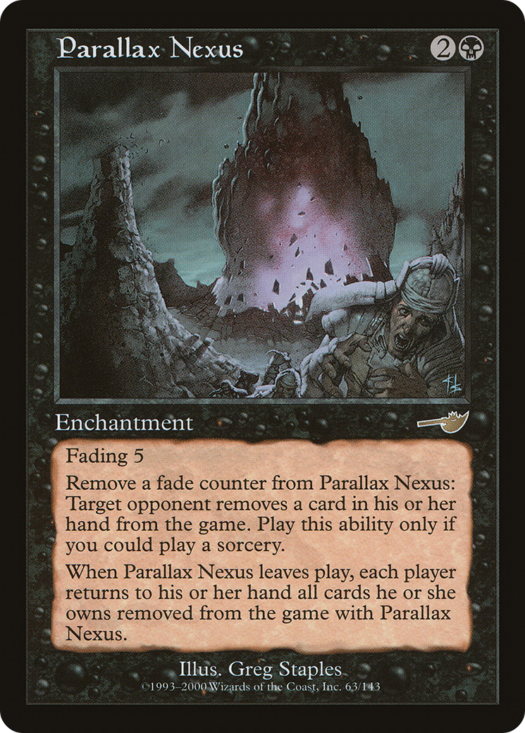Parallax Nexus (NEM-063) - Nemesis Foil - Premium MTG Single from Wizards of the Coast - Just $10.98! Shop now at Game Crave Tournament Store