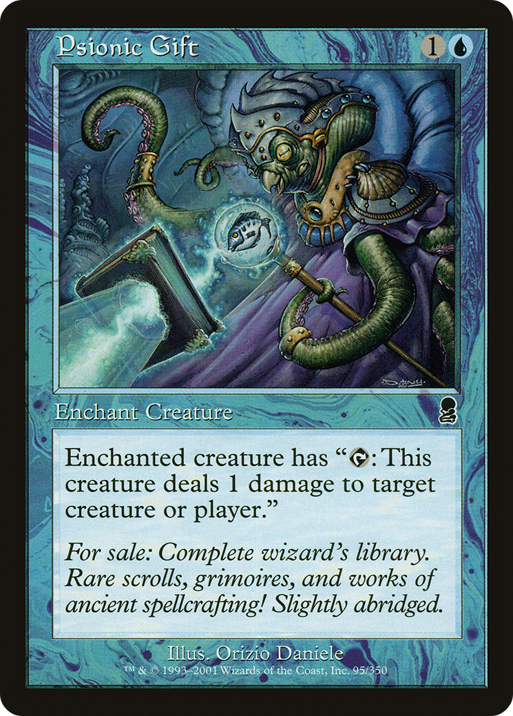 Psionic Gift (ODY-095) - Odyssey Foil - Premium MTG Single from Wizards of the Coast - Just $0.84! Shop now at Game Crave Tournament Store
