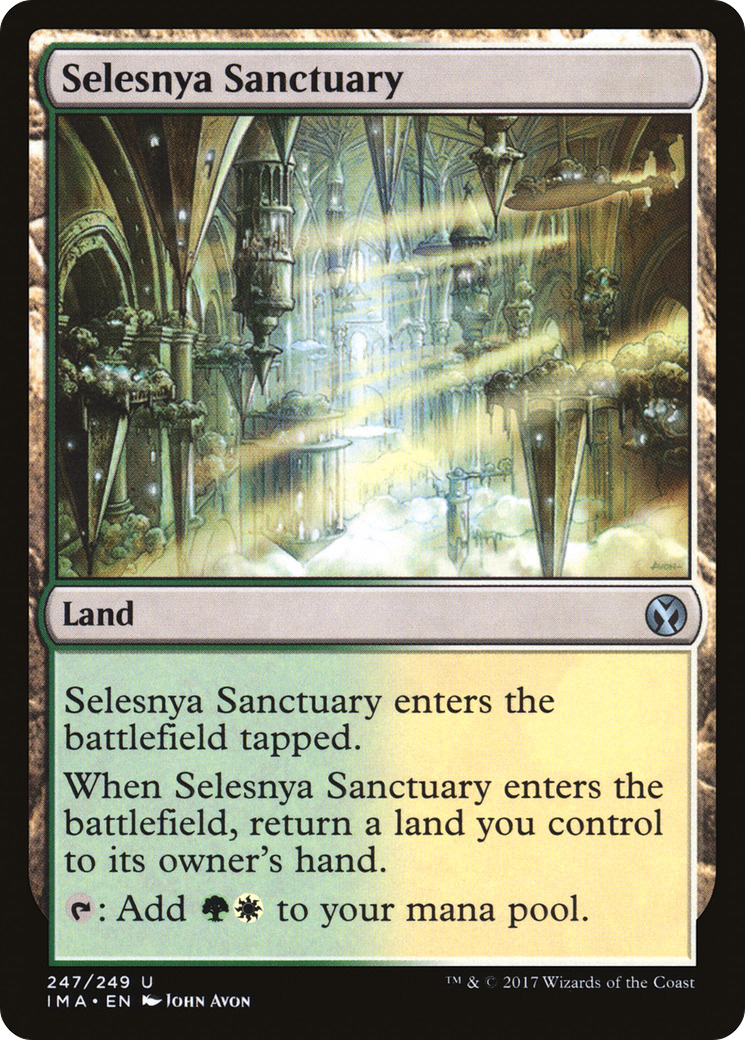 Selesnya Sanctuary (IMA-247) - Iconic Masters Foil - Premium MTG Single from Wizards of the Coast - Just $0.13! Shop now at Game Crave Tournament Store