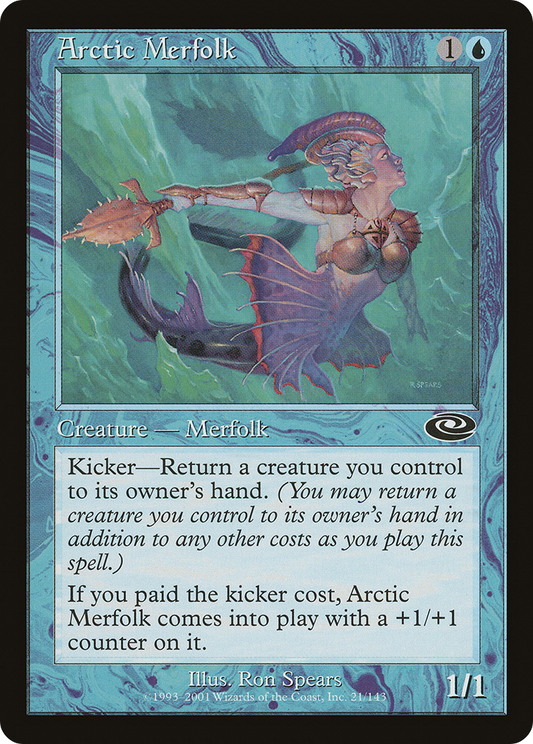 Arctic Merfolk (PLS-021) - Planeshift Foil - Premium MTG Single from Wizards of the Coast - Just $0.67! Shop now at Game Crave Tournament Store