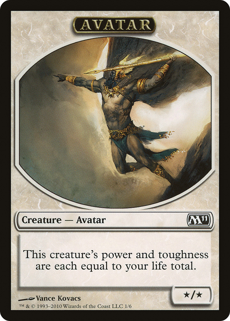 Avatar (TM11-001) - Magic 2011 Tokens - Premium MTG Single from Wizards of the Coast - Just $0.10! Shop now at Game Crave Tournament Store