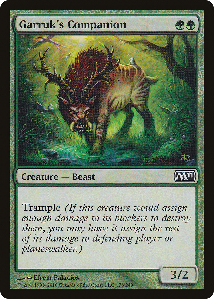 Garruk's Companion (M11-176) - Magic 2011 - Premium MTG Single from Wizards of the Coast - Just $0.08! Shop now at Game Crave Tournament Store