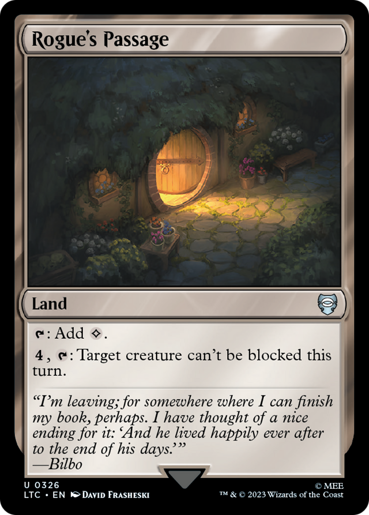 Rogue's Passage (LTC-326) - Tales of Middle-earth Commander - Premium MTG Single from Wizards of the Coast - Just $0.25! Shop now at Game Crave Tournament Store