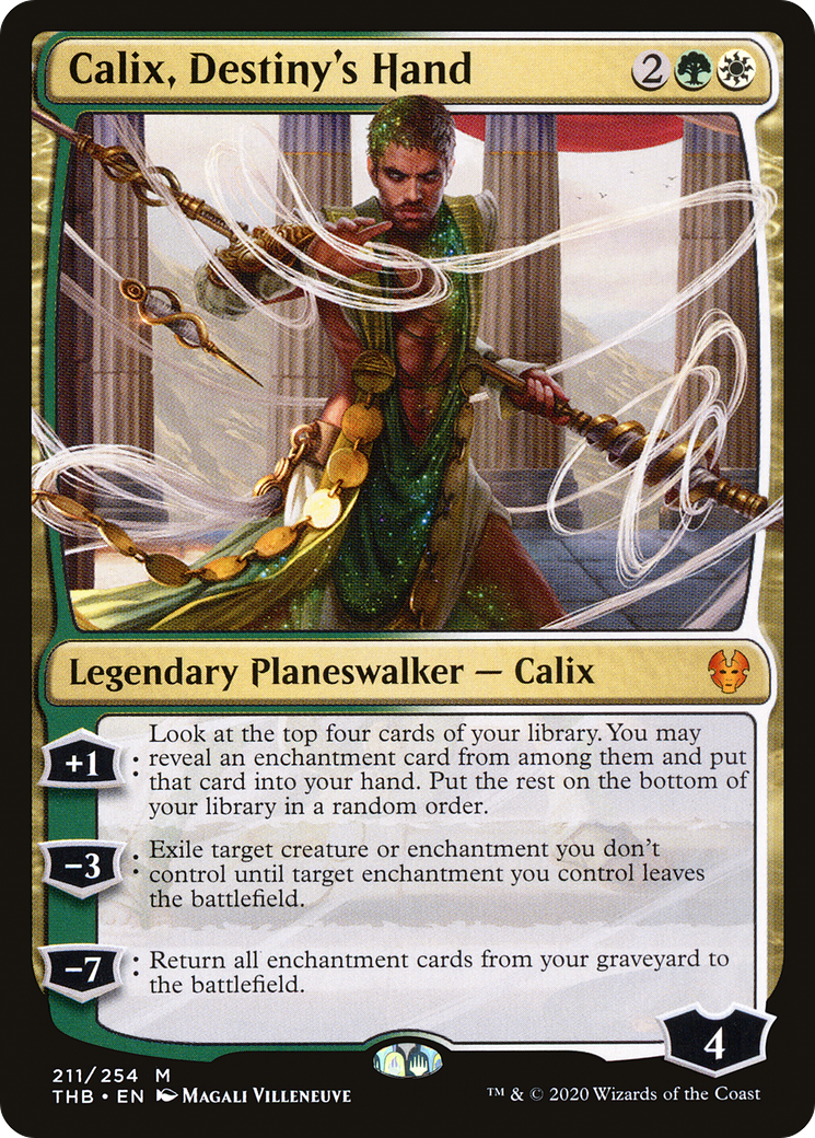 Calix, Destiny's Hand (THB-211) - Theros Beyond Death - Premium MTG Single from Wizards of the Coast - Just $0.75! Shop now at Game Crave Tournament Store