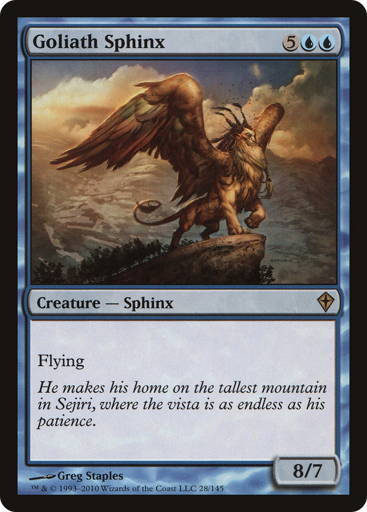 Goliath Sphinx (WWK-028) - Worldwake - Premium MTG Single from Wizards of the Coast - Just $0.23! Shop now at Game Crave Tournament Store