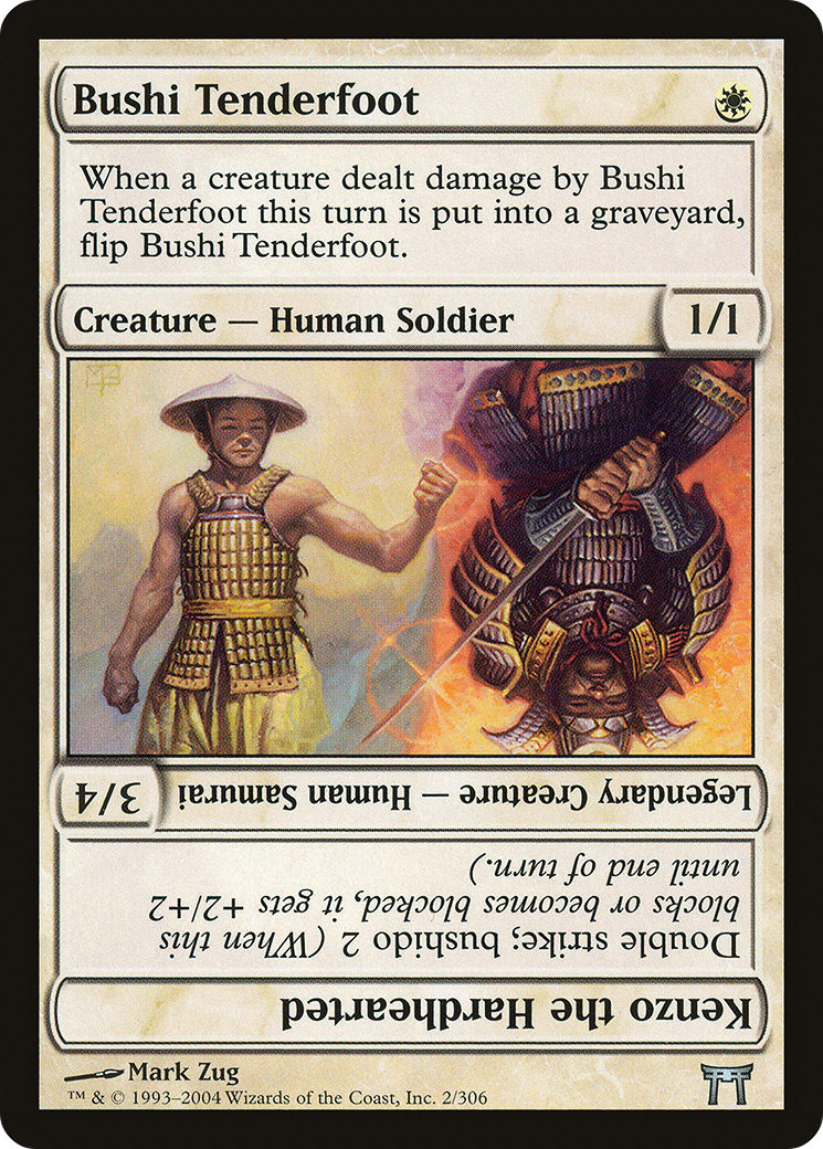 Bushi Tenderfoot // Kenzo the Hardhearted (CHK-002) - Champions of Kamigawa Foil - Premium MTG Single from Wizards of the Coast - Just $7.19! Shop now at Game Crave Tournament Store