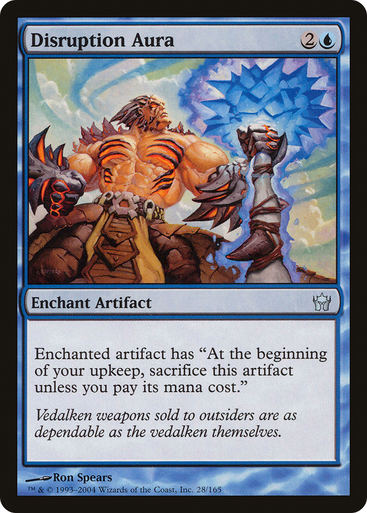 Disruption Aura (5DN-028) - Fifth Dawn - Premium MTG Single from Wizards of the Coast - Just $0.25! Shop now at Game Crave Tournament Store