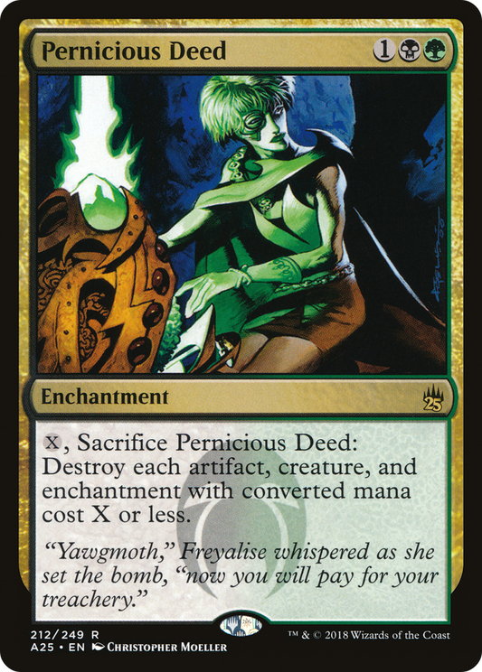 Pernicious Deed (A25-212) - Masters 25 - Premium MTG Single from Wizards of the Coast - Just $0.68! Shop now at Game Crave Tournament Store