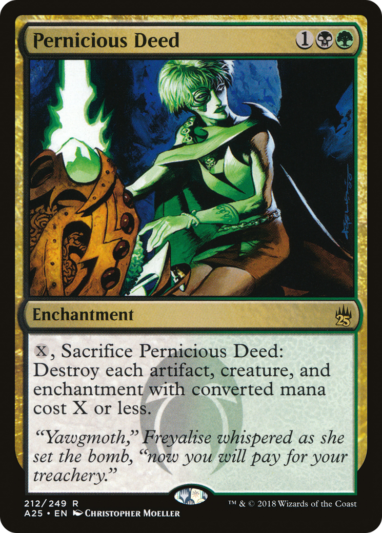 Pernicious Deed (A25-212) - Masters 25 Foil - Premium MTG Single from Wizards of the Coast - Just $4.85! Shop now at Game Crave Tournament Store