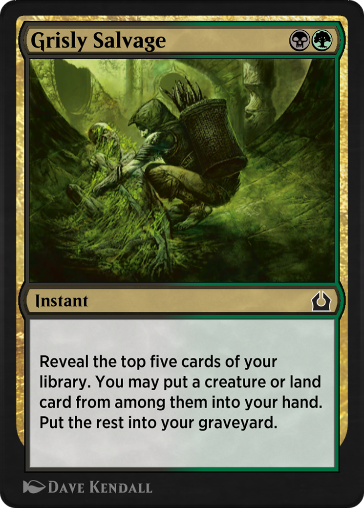 Grisly Salvage (HA5-023) - Historic Anthology 5 - Premium MTG Single from Wizards of the Coast - Just $0! Shop now at Game Crave Tournament Store