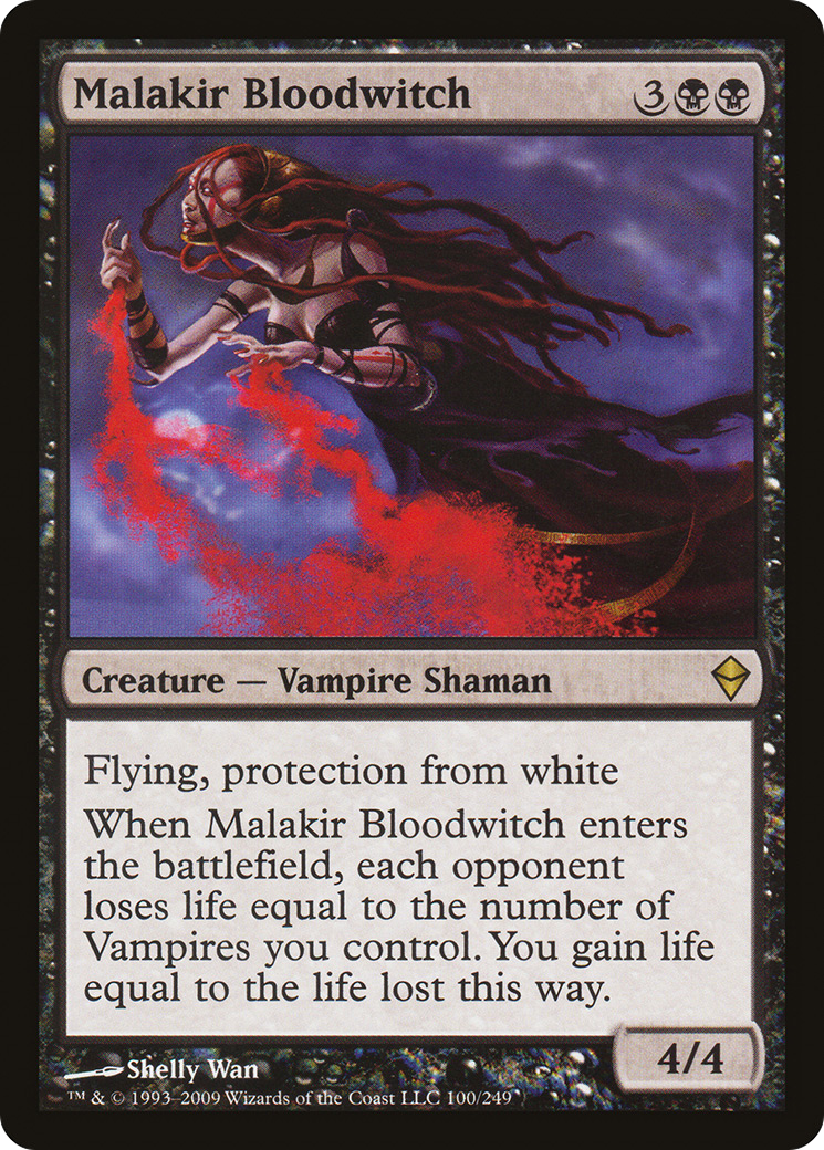 Malakir Bloodwitch (ZEN-100) - Zendikar - Premium MTG Single from Wizards of the Coast - Just $1.69! Shop now at Game Crave Tournament Store
