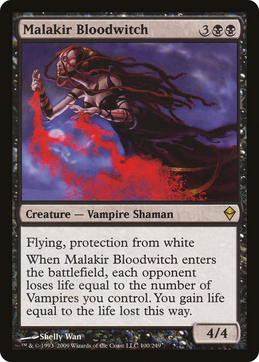 Malakir Bloodwitch (ZEN-100) - Zendikar - Premium MTG Single from Wizards of the Coast - Just $1.69! Shop now at Game Crave Tournament Store