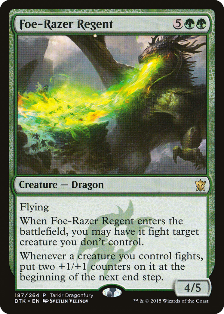 Foe-Razer Regent (PTKDF-187) - Tarkir Dragonfury - Premium MTG Single from Wizards of the Coast - Just $0.62! Shop now at Game Crave Tournament Store