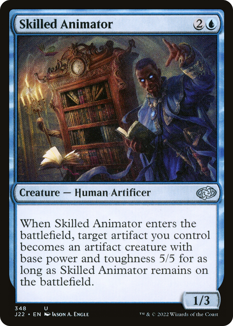 Skilled Animator (J22-348) - Jumpstart 2022 - Premium MTG Single from Wizards of the Coast - Just $0.08! Shop now at Game Crave Tournament Store