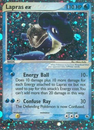 Lapras ex 99/109 - Ruby & Sapphire Holofoil - Premium Pokemon Single from Nintendo - Just $37.88! Shop now at Game Crave Tournament Store