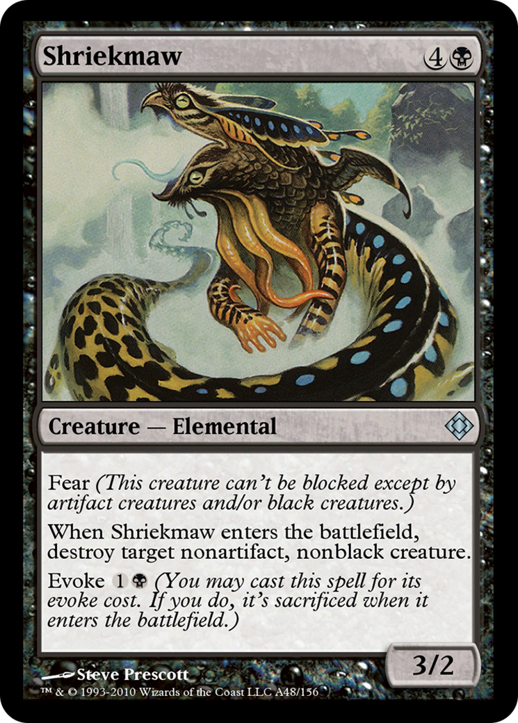 Shriekmaw (TD0-A48) - Magic Online Theme Decks - Premium MTG Single from Wizards of the Coast - Just $0! Shop now at Game Crave Tournament Store