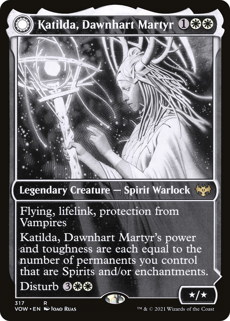 Katilda, Dawnhart Martyr // Katilda's Rising Dawn (VOW-317) - Innistrad: Crimson Vow: (Showcase, Double Faced Transform) - Premium MTG Single from Wizards of the Coast - Just $0.13! Shop now at Game Crave Tournament Store