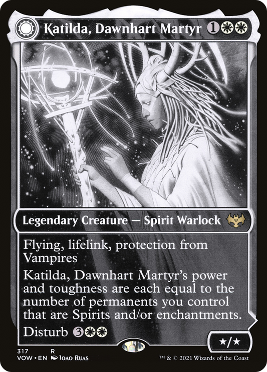Katilda, Dawnhart Martyr // Katilda's Rising Dawn (VOW-317) - Innistrad: Crimson Vow: (Showcase, Double Faced Transform) - Premium MTG Single from Wizards of the Coast - Just $0.13! Shop now at Game Crave Tournament Store