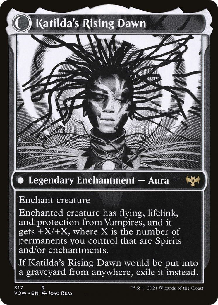Katilda, Dawnhart Martyr // Katilda's Rising Dawn (VOW-317) - Innistrad: Crimson Vow: (Showcase, Double Faced Transform) Foil - Premium MTG Single from Wizards of the Coast - Just $0.29! Shop now at Game Crave Tournament Store