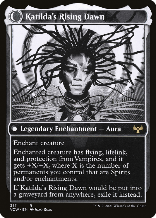 Katilda, Dawnhart Martyr // Katilda's Rising Dawn (VOW-317) - Innistrad: Crimson Vow: (Showcase, Double Faced Transform) Foil - Premium MTG Single from Wizards of the Coast - Just $0.29! Shop now at Game Crave Tournament Store