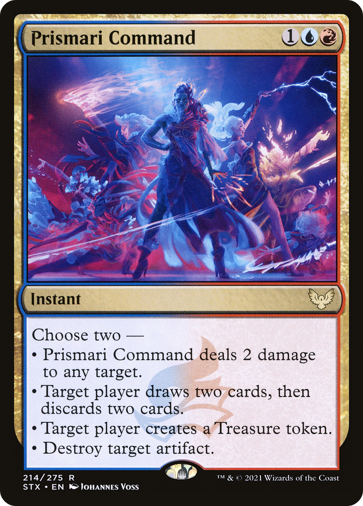 Prismari Command (STX-214) - Strixhaven: School of Mages - Premium MTG Single from Wizards of the Coast - Just $0.19! Shop now at Game Crave Tournament Store