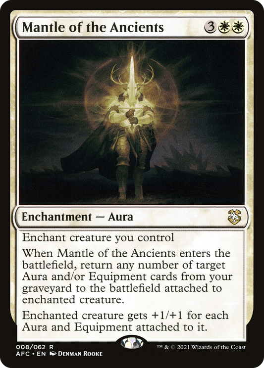 Mantle of the Ancients (AFC-008) - Forgotten Realms Commander - Premium MTG Single from Wizards of the Coast - Just $0.08! Shop now at Game Crave Tournament Store